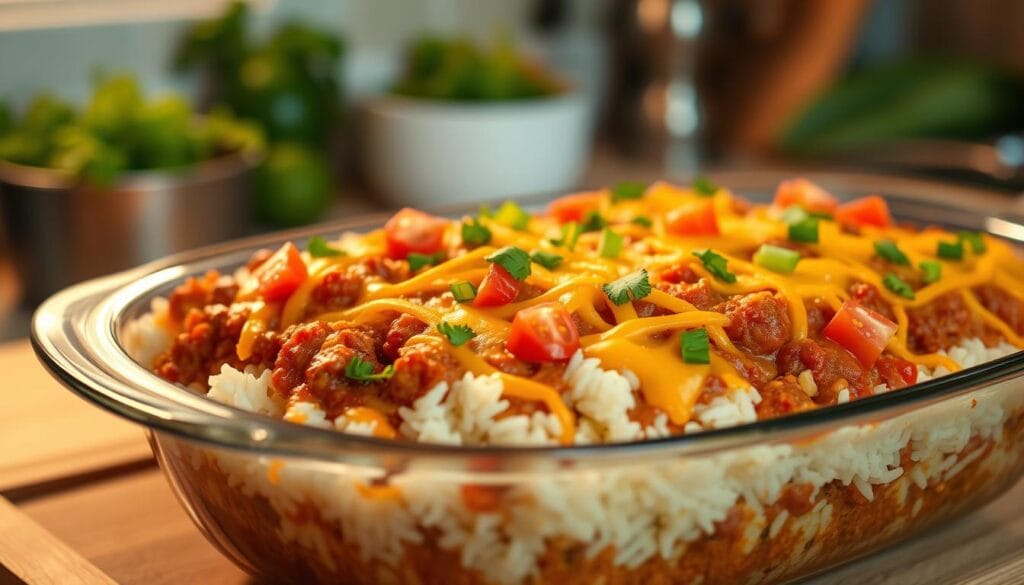 ground turkey taco casserole