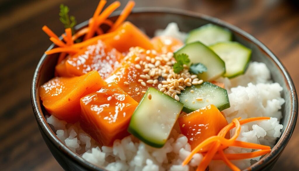 salmon poke bowl