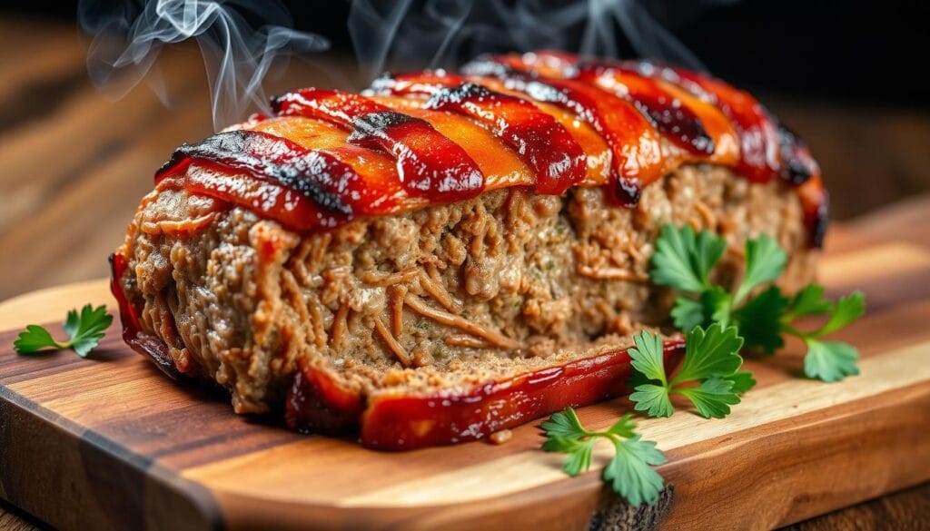 smoked meatloaf with bacon