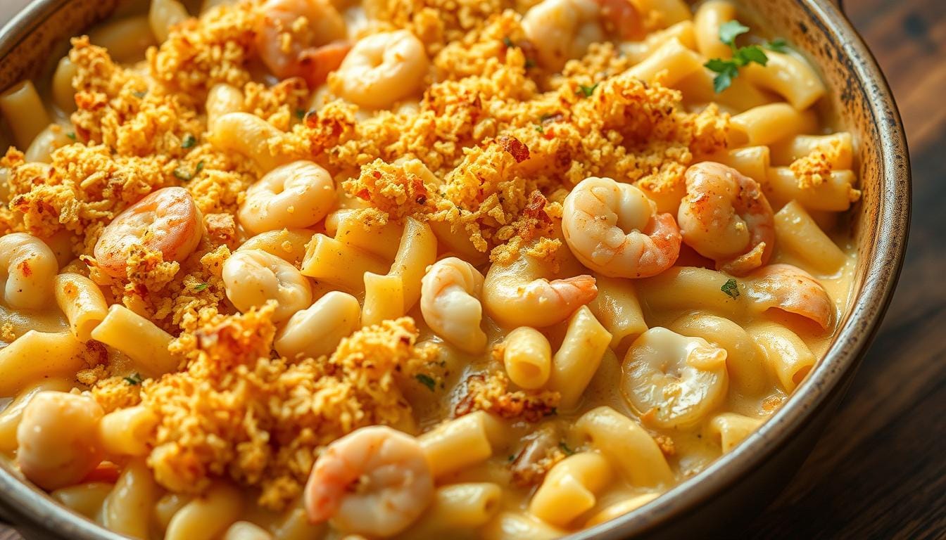 seafood mac and cheese